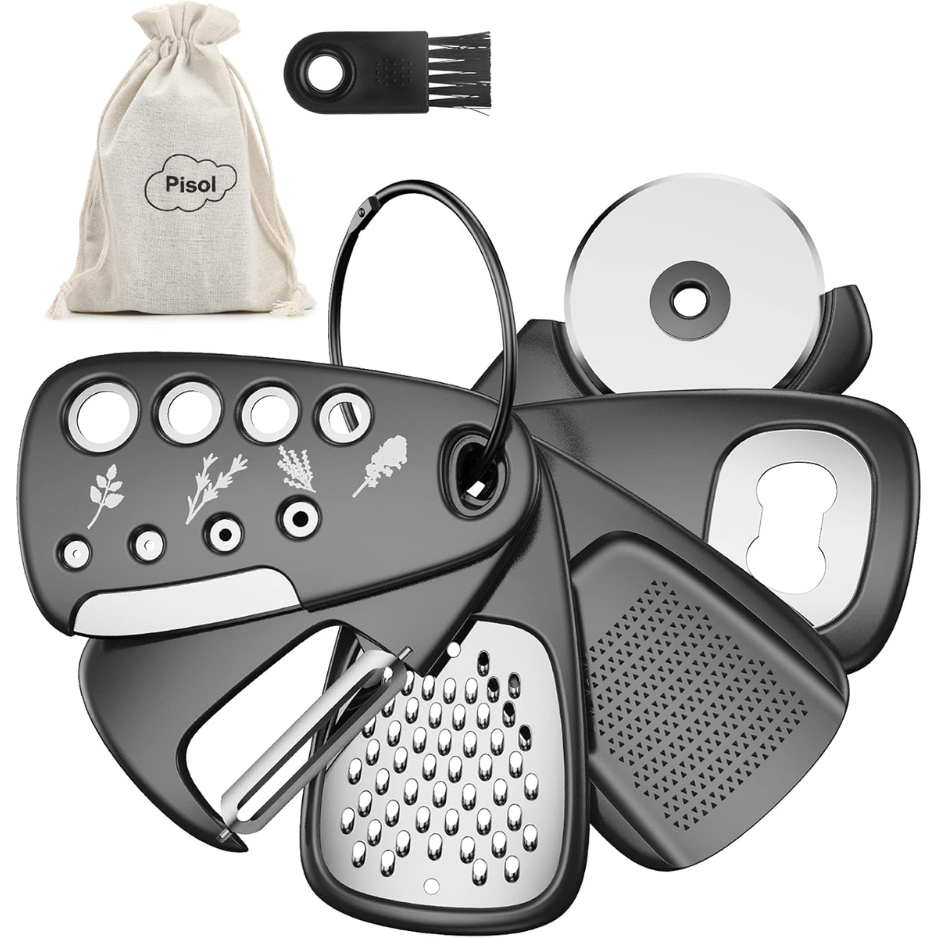 6-Piece Space-Saving Kitchen Gadget Set