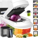 8-Blade Kitchen Chopper, Slicer & Grater Tool Set view 2