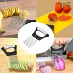 Stainless Steel Onion Holder & Slicing Guide view 3