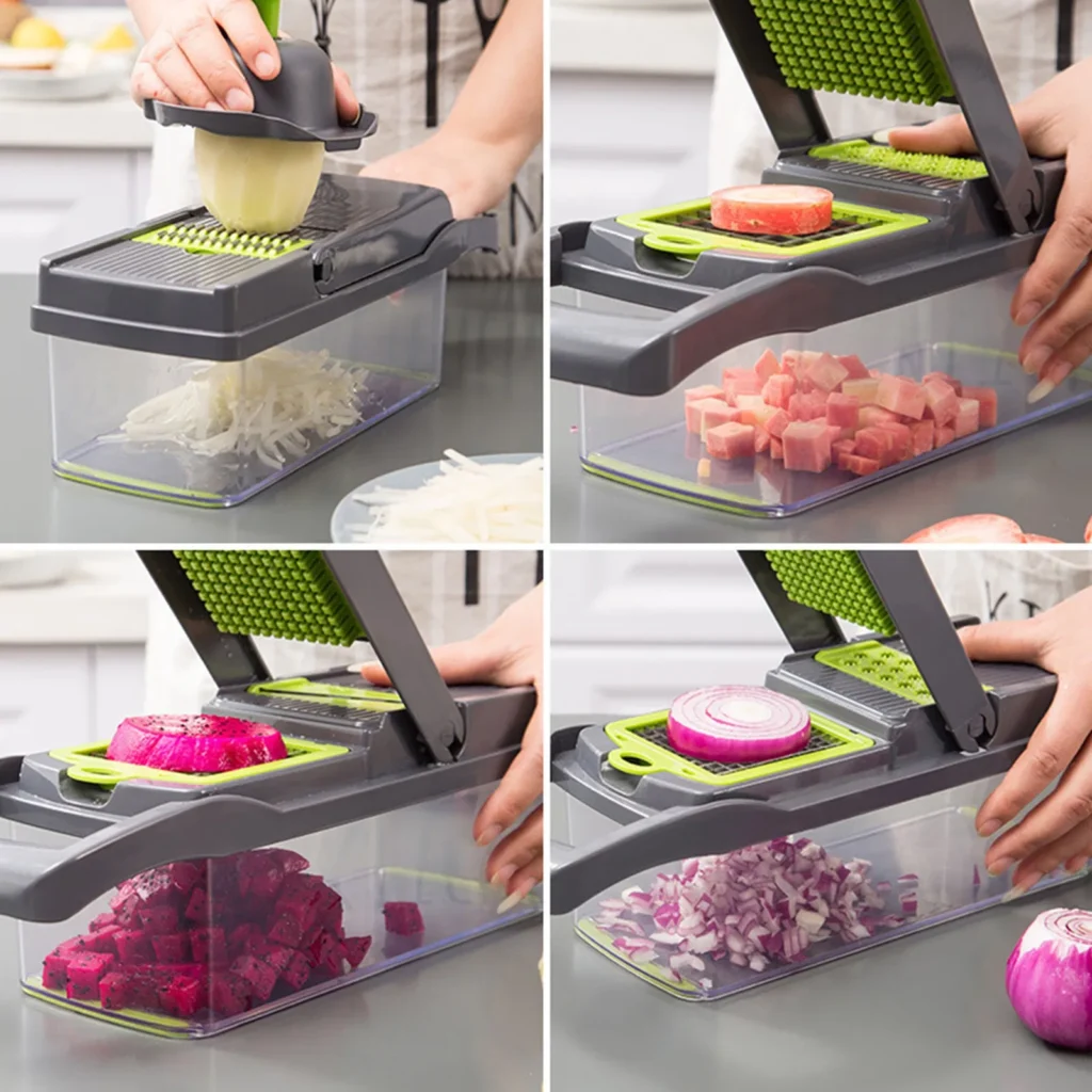 Vegetable Chopper Dicer with Container