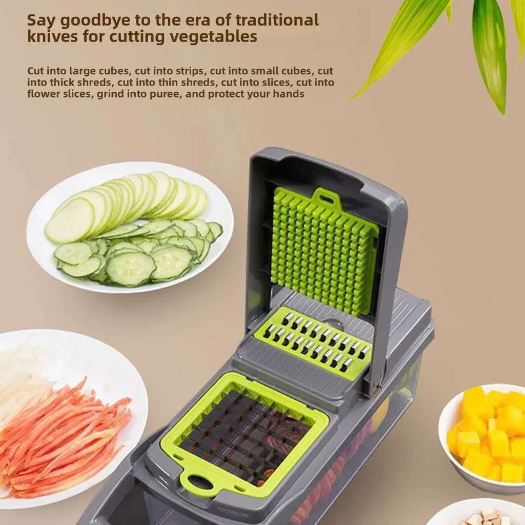 Vegetable Chopper Dicer with Container